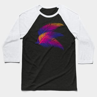 Neon Leaves Baseball T-Shirt